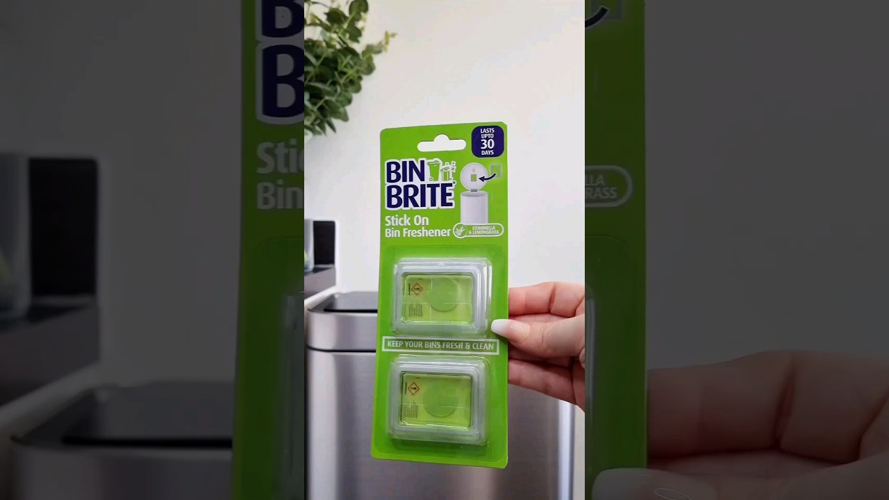 NEW BIN FRESHENERS! 😍 #cleanhome #cleaning #cleanwithme #cleaningday #newvideo #kitchengadgets