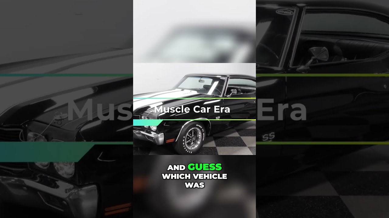 The Iconic 1970 Chevrolet Chevelle SS 454