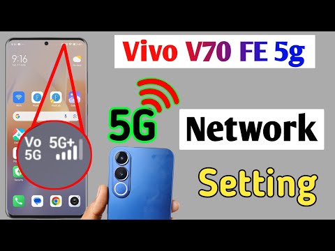 Vivo v70 fe 5g network setting, Vivo v70 fe me 5g network kaise  laye, Vivo v70 fe 5g setting