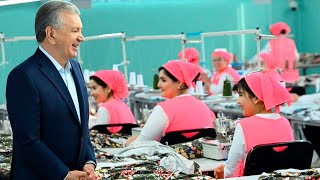 Шавкат Мирзиёев Андижонга келди