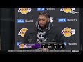Anthony Davis Postgame Interview | Los Angeles Lakers lose to the Philadelphia 76ers 105-87