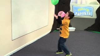 Balloon Juggle Game - Bible Verse Review for Kids Church or VBS screenshot 4