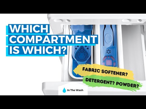 What Are the 3 Compartments in the Washing Machine Drawer For?