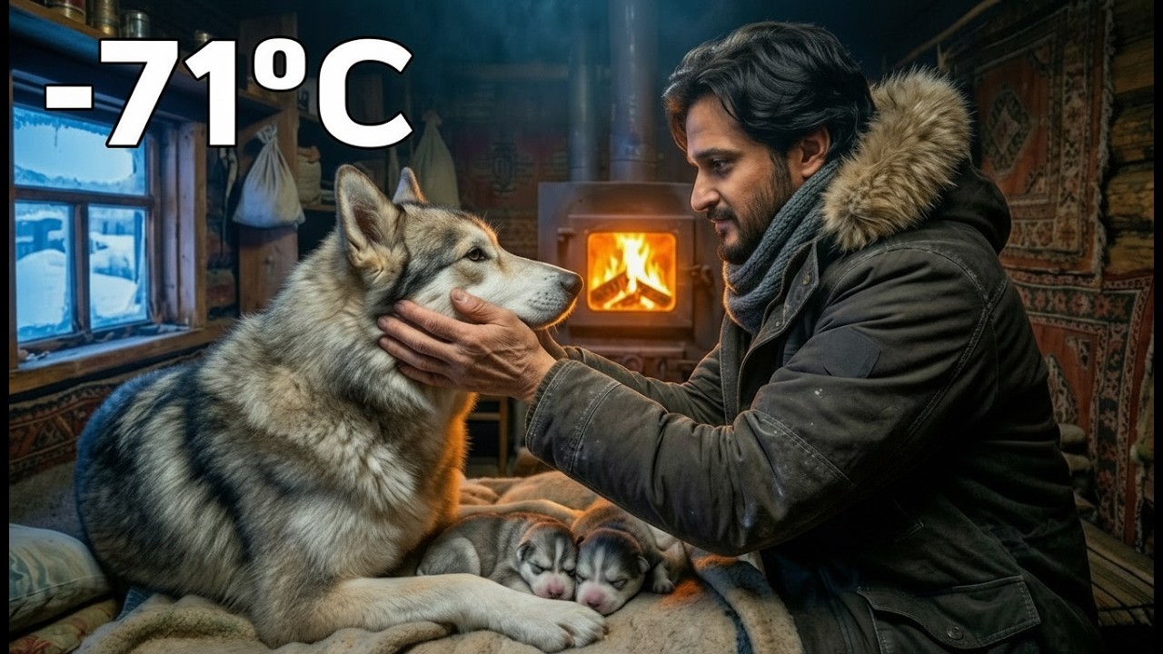 He Found a Freezing Mother Dog and Newborns in a Blizzard | 35-Year-Old man's Rescue in Siberia