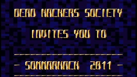 Atari ST demo - Sommarhack 2011 invitro