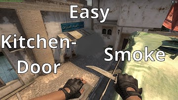 Easy Mirage Kitchen Door Smoke On Both 64 + 128 Tick (T - SIDE) | CS:GO Smokes #10