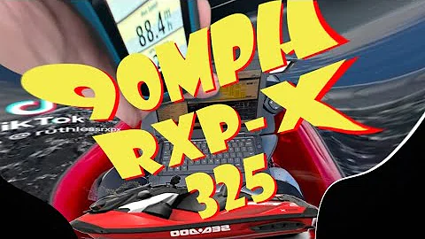 2024 SEADOO RXP-X 325 FIRST ONE TO SEE 90mph at 19psi 9200Rpms Oem Supercharger ( 90mph Rxpx 325 )