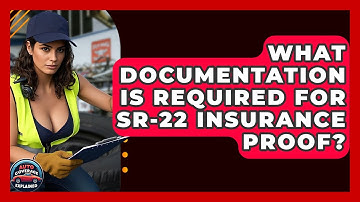 What Documentation Is Required For SR-22 Insurance Proof? - Auto Coverage Explained