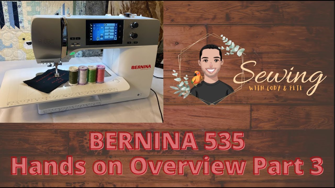 Практический обзор Bernina 535, часть 3
