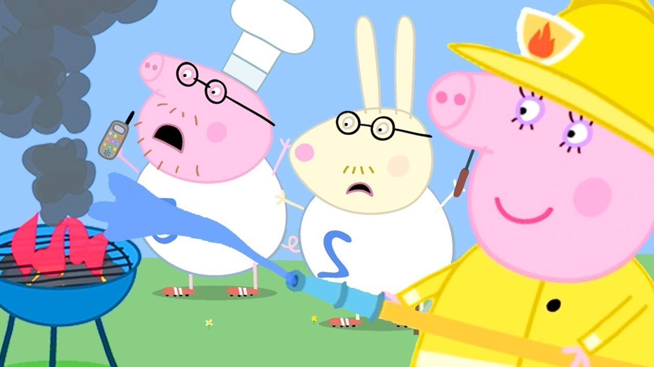 Fire Engine Poppy Peppa Pig Official Channel | Fire Engine - YouTube