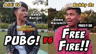 FREE FIRE VS PUBG!!! Ft BOBBY OZ - ALDI TV