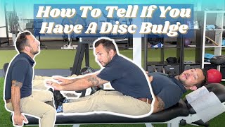 Bulging Disc Symptoms Lower Back Pain (Disc Compression Signs)