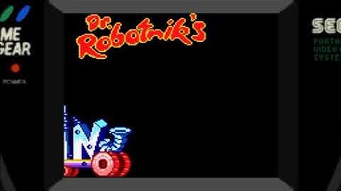 Dr. Robotnik’s Mean Bean Machine On The Sega Game Gear
