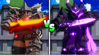 Barbarian Vs Void Knight Kit | Which One Is Better? (Roblox Bedwars) screenshot 2