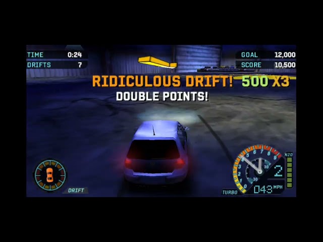NFS Underground Rivals - Novice Circuit Event 3 Silver Difficulty(PPSSP HD)  