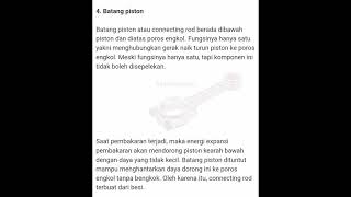 komponen mesin bensin