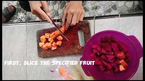 PROCEDURE TEXT | GROUP TWO, "HOW TO MAKE FRUIT SOUP" (ADIT,FATUR,YUSIE,RADIT,FAUZI,NAFKIR)