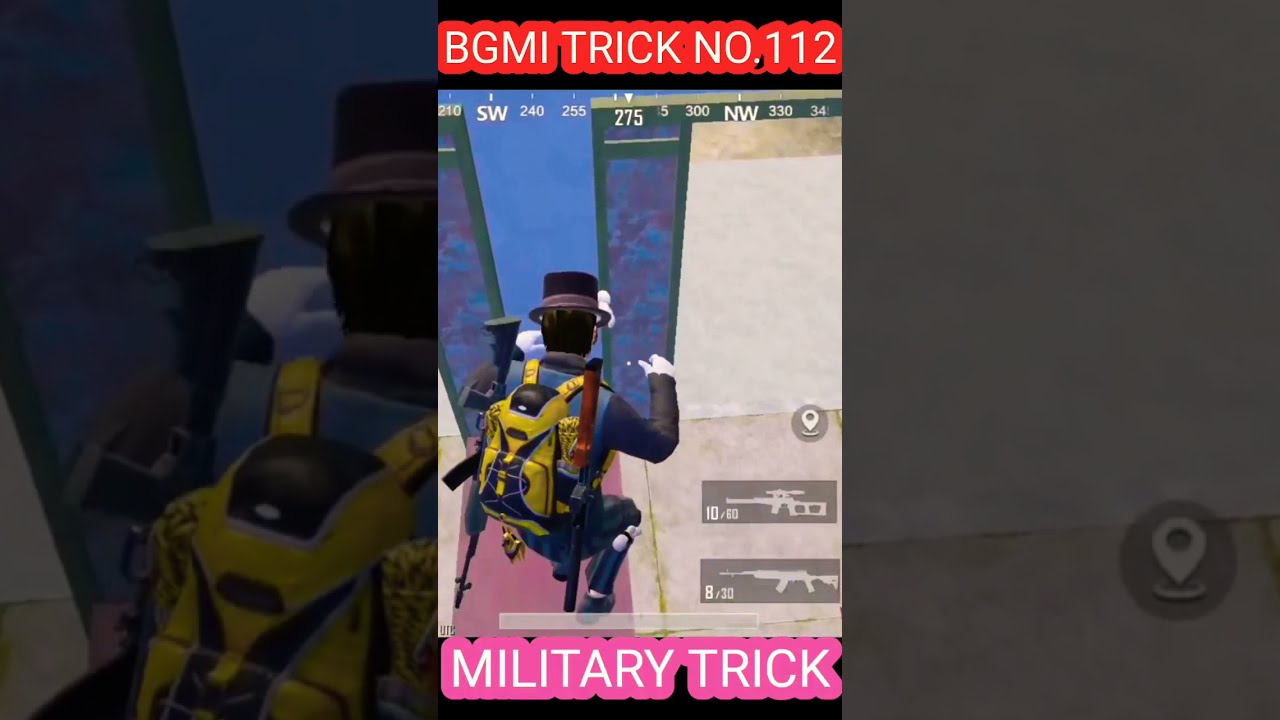 BGMI TIPS AND TRICK NO .112|MILITARY TRICK 🔥