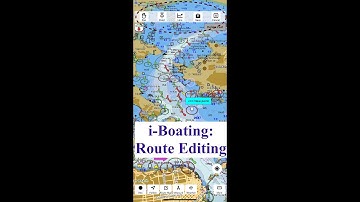 i-Boating : Manual Route Editing