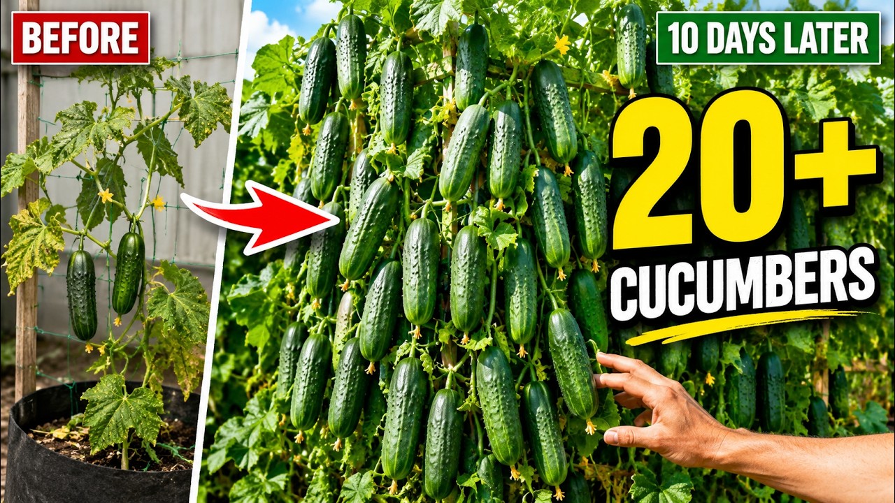Do This NOW For ENDLESS Cucumbers - It's Like Magic
