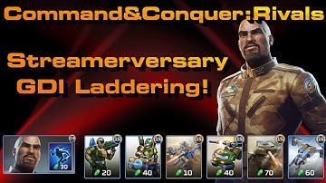 C&C Rivals: Streamerversary GDI Laddering!