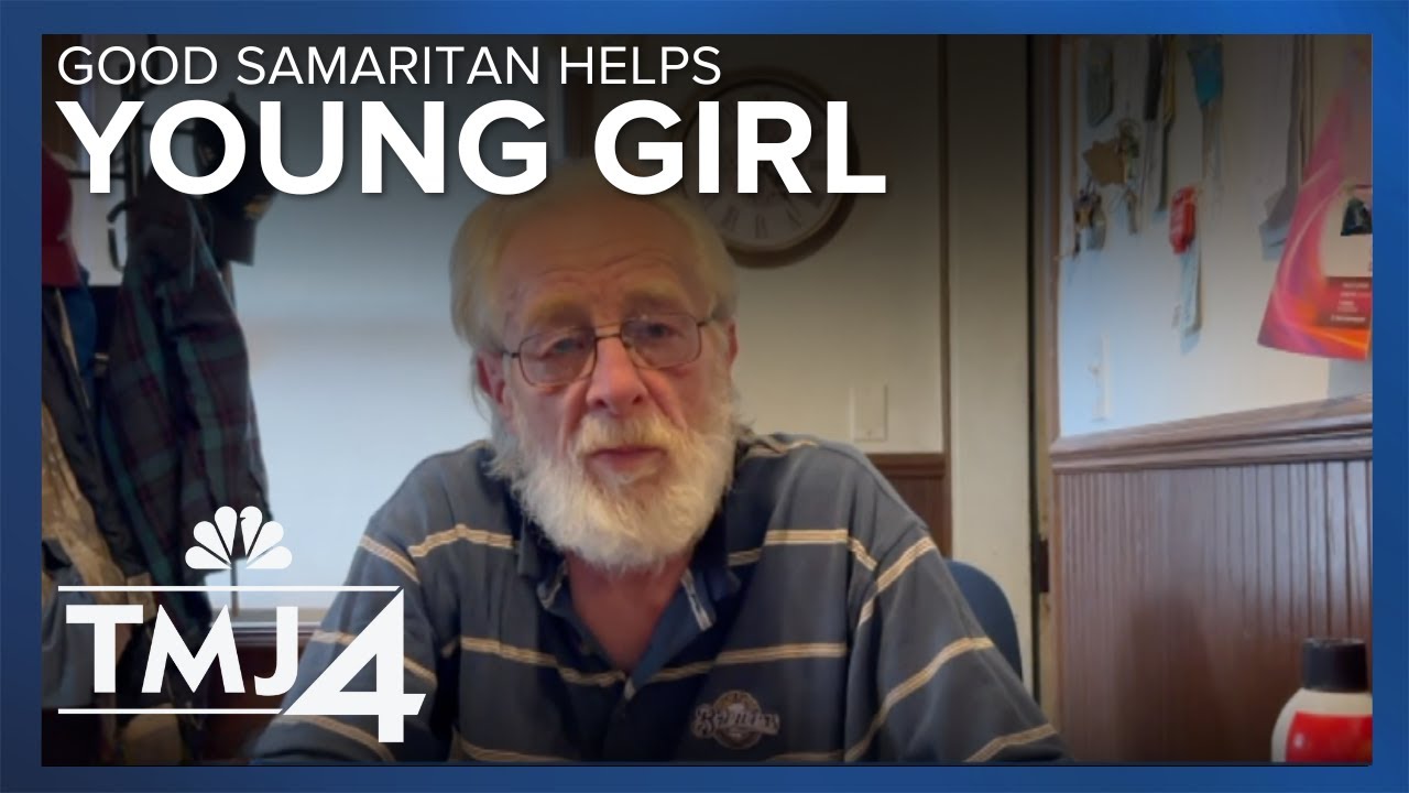 Good Samaritan helps frightened girl after suspected assault - YouTube