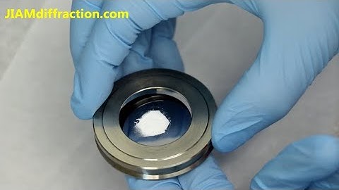 XRD Sample Preparation - Shallow Well Sample Holder - X-ray Diffraction
