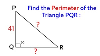Math Olympiad Geometry Question | Find the Perimeter of the Triangle | VIJAY Maths