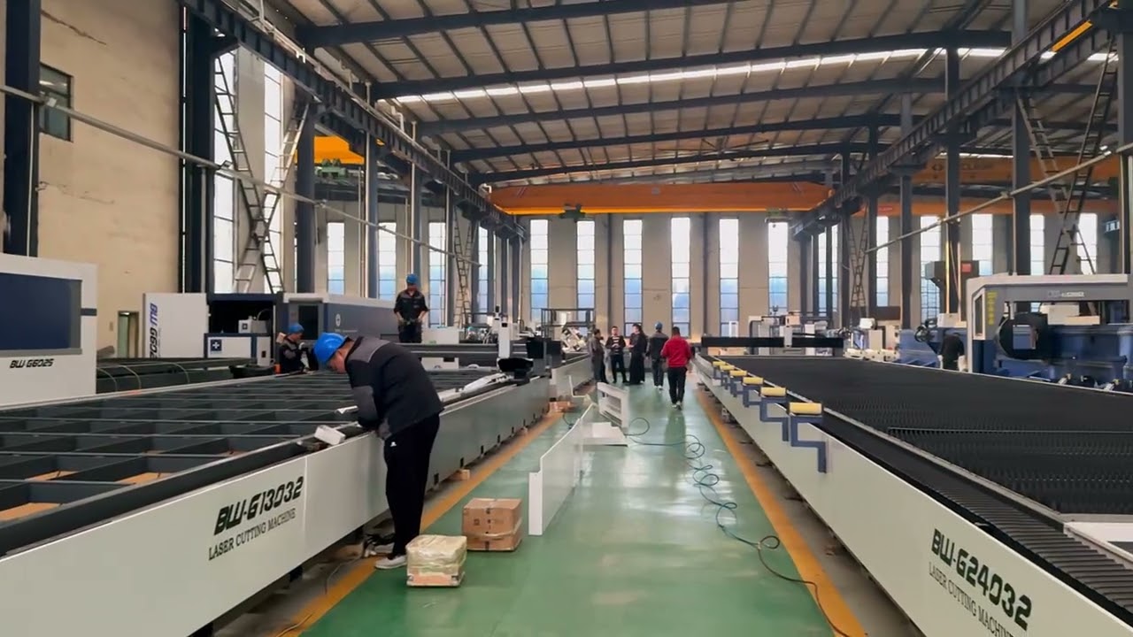 🚛 Baiwei 20,000W Laser Cutting Machine 6025 Heavy-Duty Plate Welding Exchange Table Shipped! 🔥