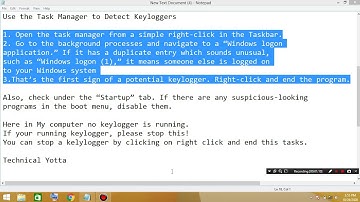 How To Detect Keyloggers in Windows 7/ 8/ 8.1/ 10?
