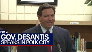 Governor DeSantis to sign transportation bill in Polk County