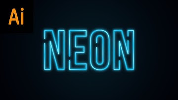 NEON Text Effect Illustrator Tutorial