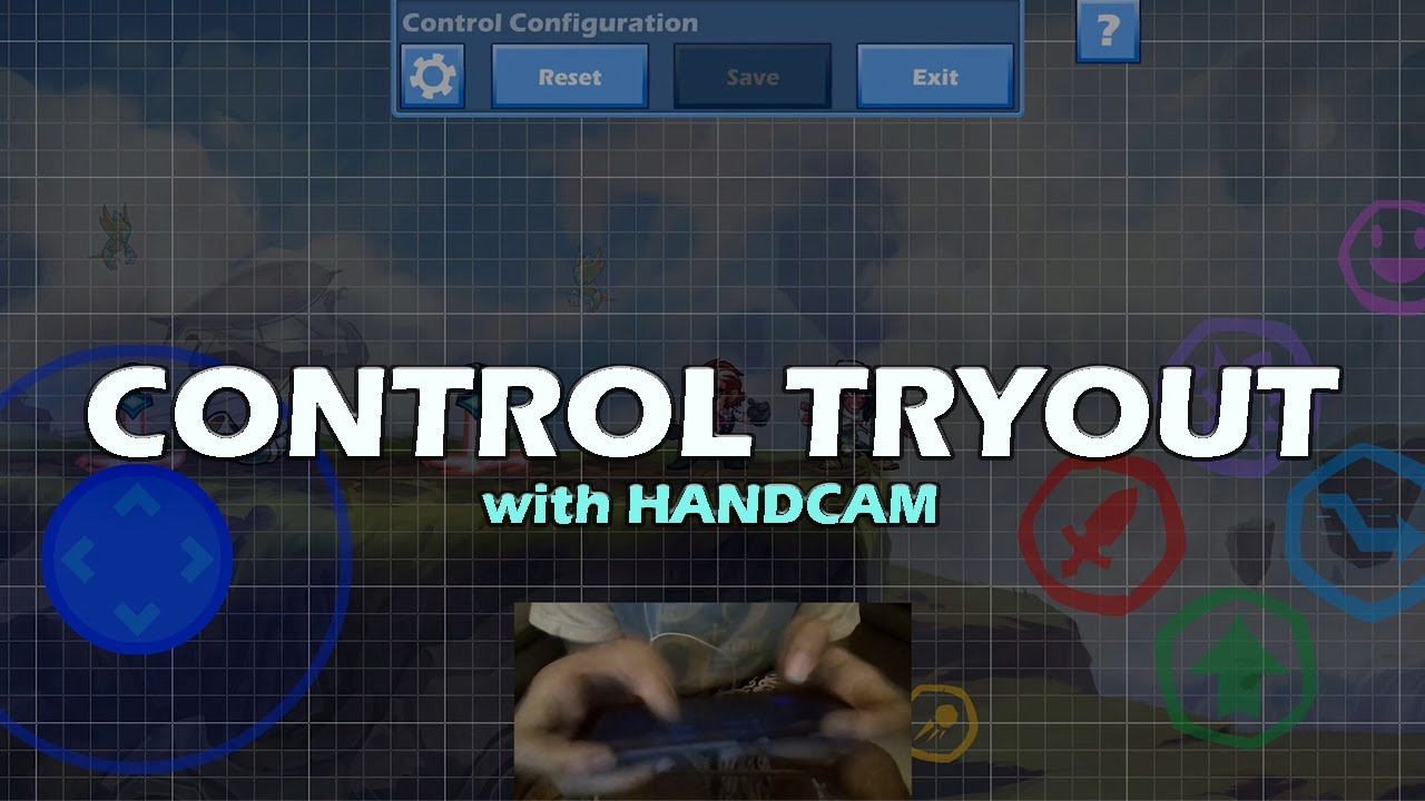 trying out default controls (ft. Handcam :D) | Brawlhalla Mobile |