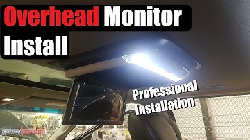 Overhead Screen / Monitor DVD player Installation (Alpine PKGRSE2) | AnthonyJ350