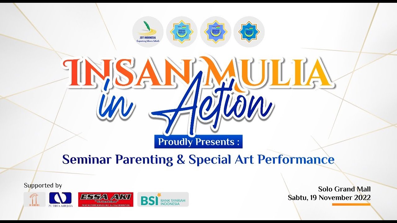 Insan Mulia in Action - SMPIT Insan Mulia Surakarta (Part 2) - YouTube