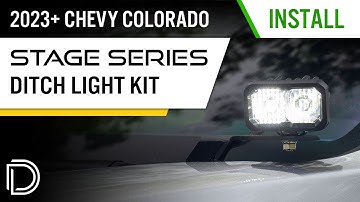 2023+ Chevy Colorado Stage Series Backlit Ditch Light Installation | Diode Dynamics