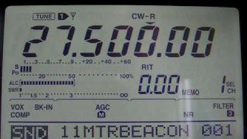 11 meter beacon 27MHzDX