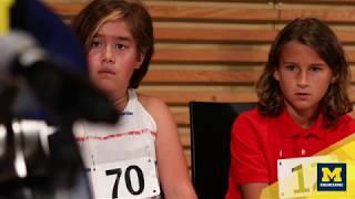 Robot spelling bee | Michigan Engineering ad