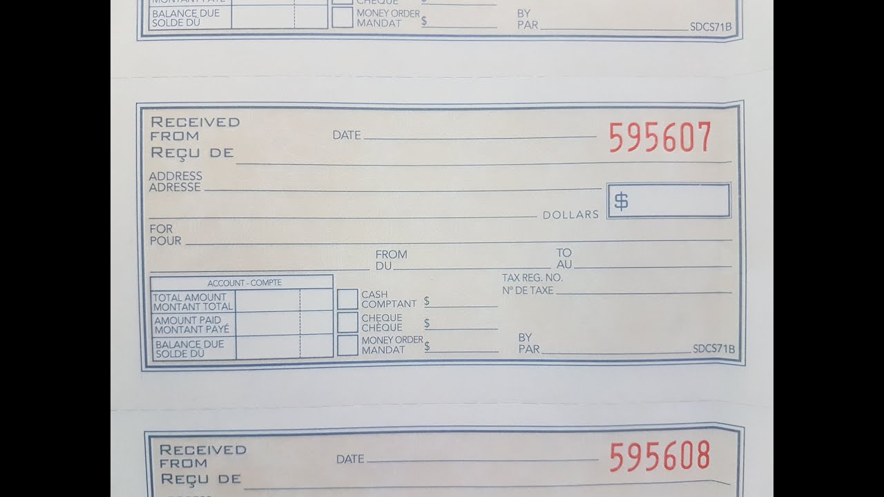 How to write a receipt for tenants