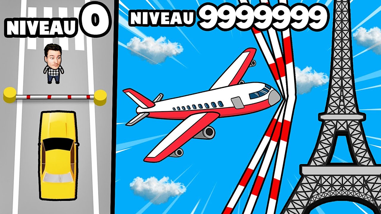 Utiliser une CORDE pour sauver un avion de la catastrophe ! (Rope Savior 3D)