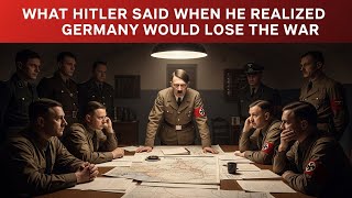 What Hitler Said When He Realized Germany Would Lose the War