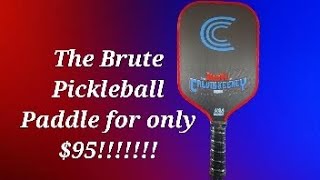 The Brute Pickleball Paddle by Calvin Keeney SLAPS for only $95. He must hate the market.