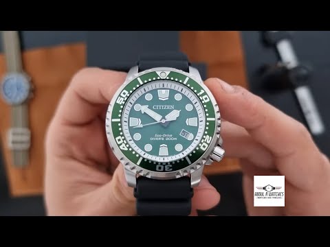 Unboxing 📦 Citizen Green Eco-Drive Promaster Diver (BN0158-18X) - YouTube