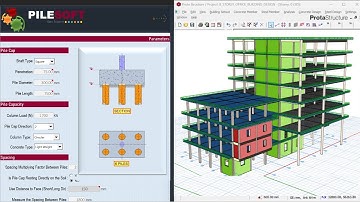 Pile CAP Design using PileSOFT and Protastructure