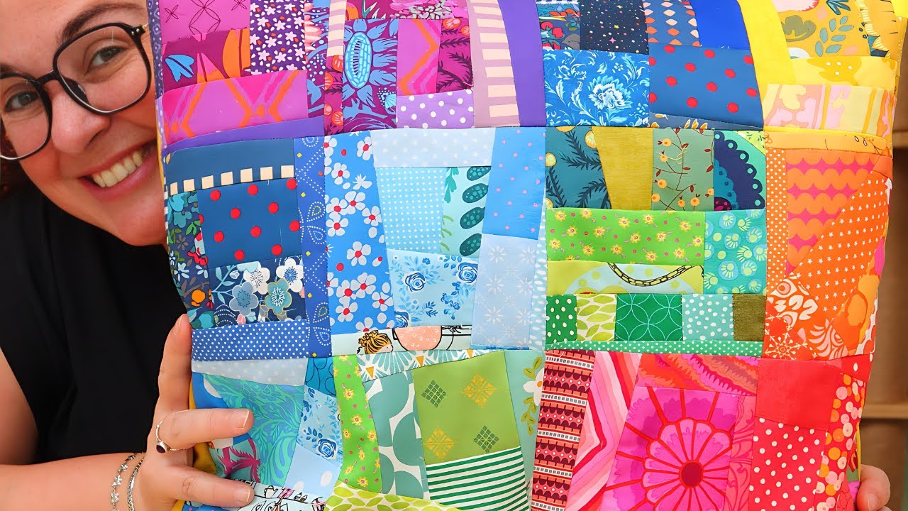 Как я использую слишком маленькие обрезки (без выкройки, без плана!)