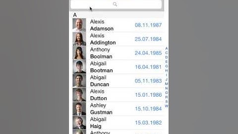 UITableView Search iOS