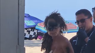 Local artist stabbed in Venice by police known crazy girl. She was arrested for ADW.
