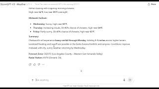 7-Day Storm Forecast: Ventura County & Chatsworth Rain Analysis | StormGPT Weather Tool Demo