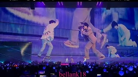 211201 (I Need you, Save me- JK, TaeJin imitating Jimin 😂) BTS Permission to Dance on stage LA Day 3