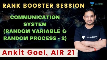 Rank Booster Session of Communication System (Random Variable & Random Process - 2) | GATE 2021 ECE